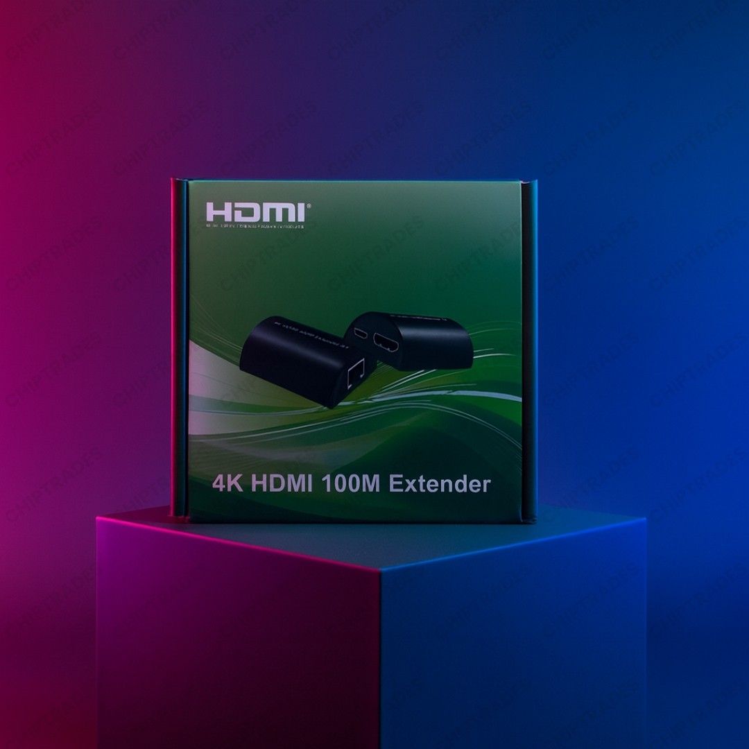 (New 25) hdmi extender 100mtr. Heavy model (green box)