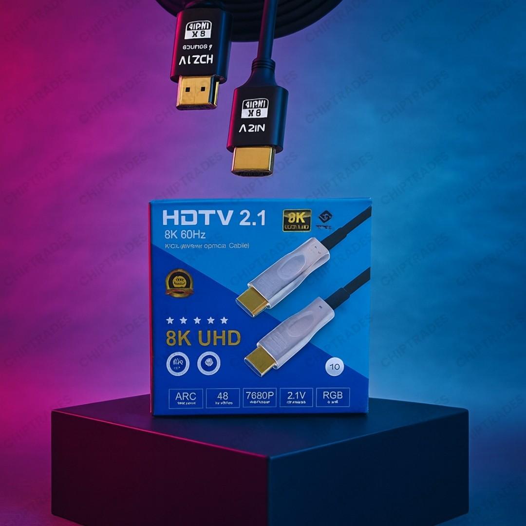 (0125) 8k fibre hdmi cable 25 mtr