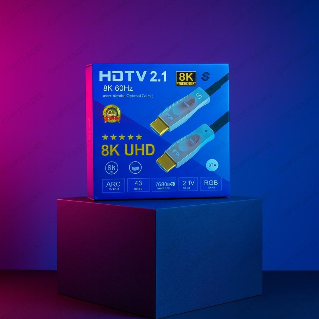 (1125) 8k fibre hdmi cable 10 mtr