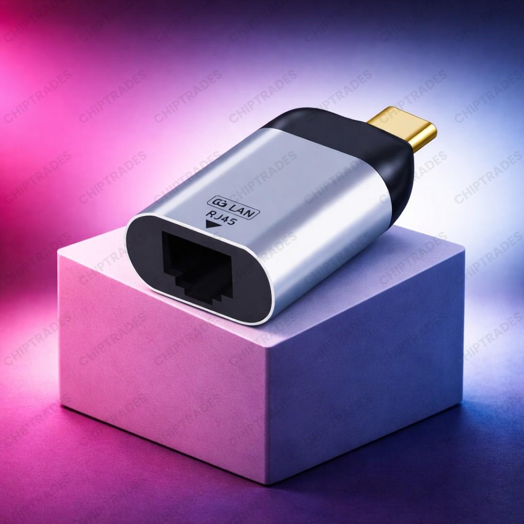 (NEW26) ZC-016 Type C to RJ45 1000mbps