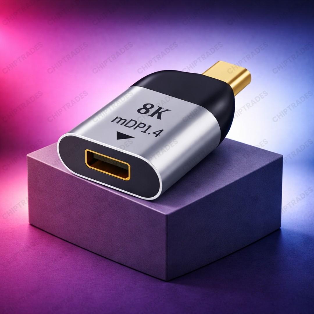 (NEW26) ZC-003 Type C Male to Mini Dp Female - 8k 60Hz