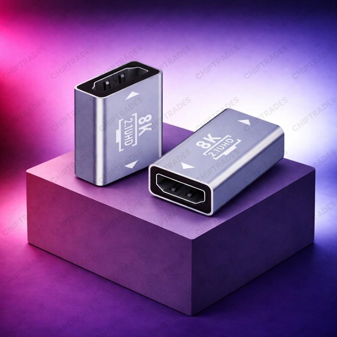 (NEW26) ZC-011 Hdmi Female to Hdmi Female - 8k 60Hz