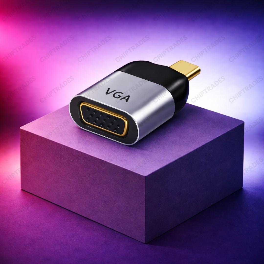 (NEW26) ZC-004 Type C Male to Vga Female