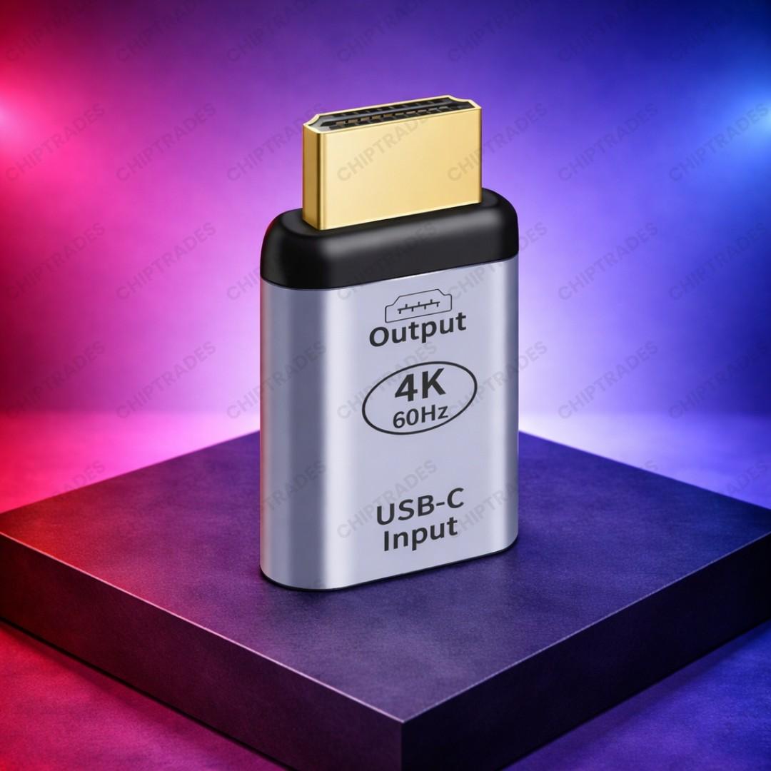 (NEW26) ZC-005 Hdmi Male to Type C Female - 4k 60Hz