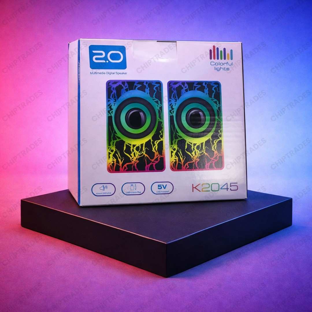 (0226) K2045 Multimedia Digital LIGHT Speakers