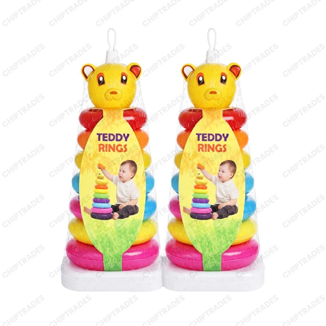 (NEW26) 7pcs Teddy Ring Set