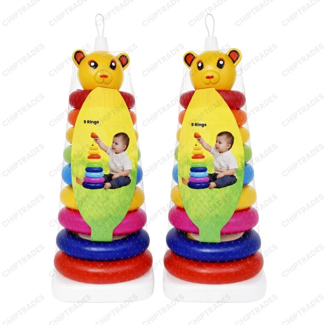 (NEW26) 9pcs Teddy Ring Set