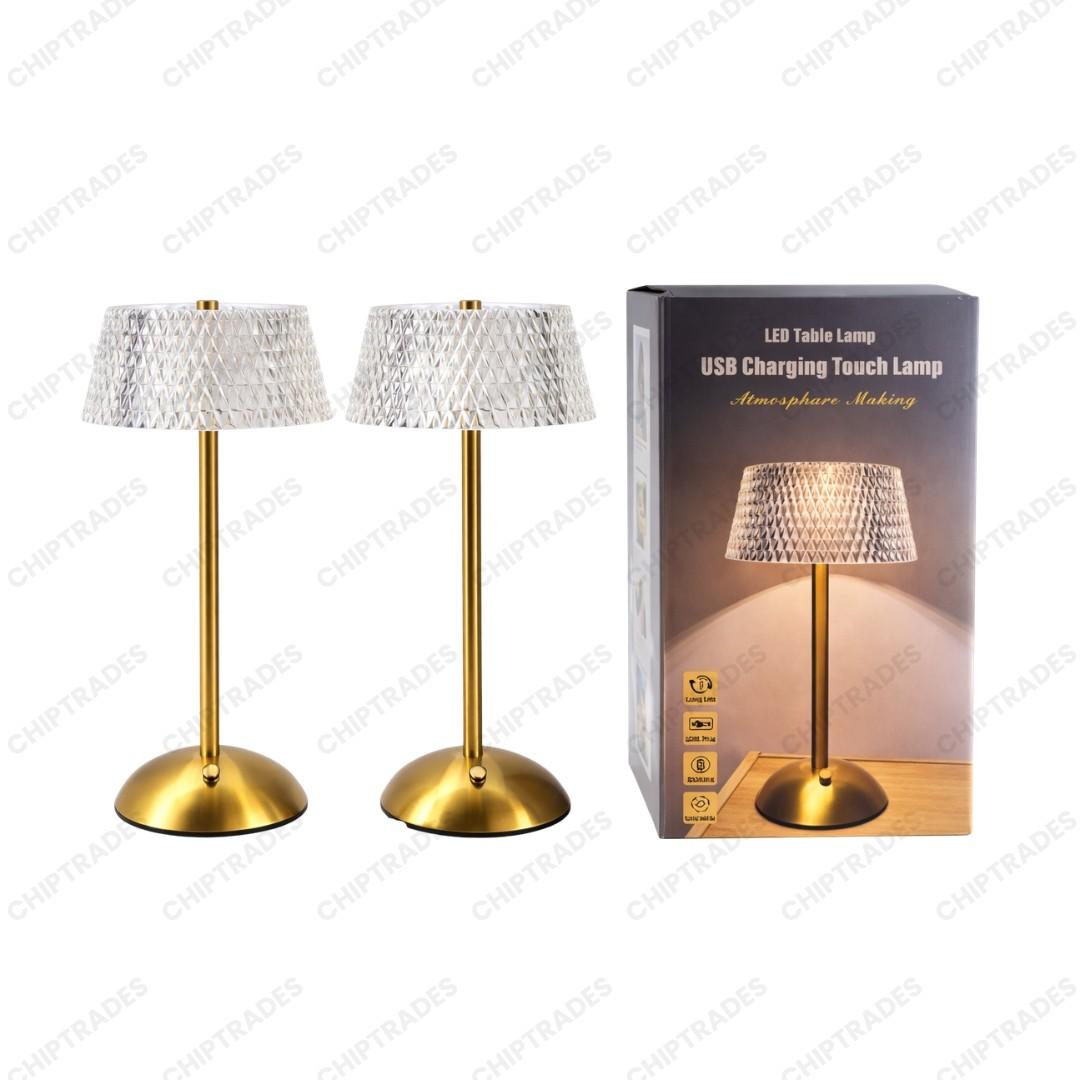 (NEW26) 708 Full Brass Touch Lamp