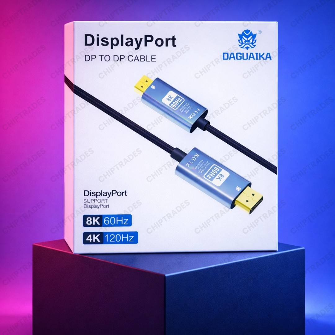 (NEW26) 8k 60Hz Dp to Dp Cable 2mtr (Box Pack) - H085