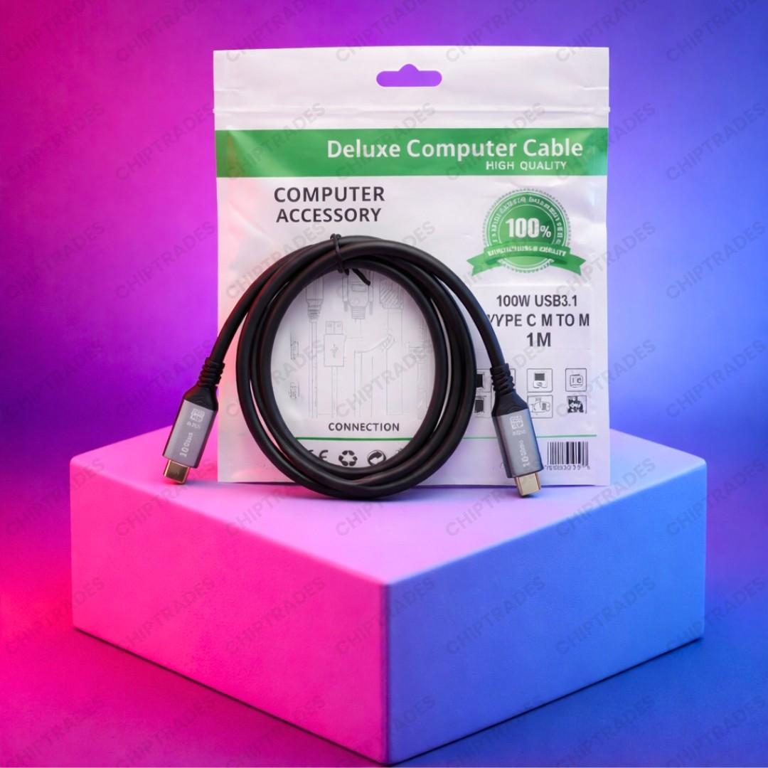 (NEW26) Type c male to male 1 meter ( for display)