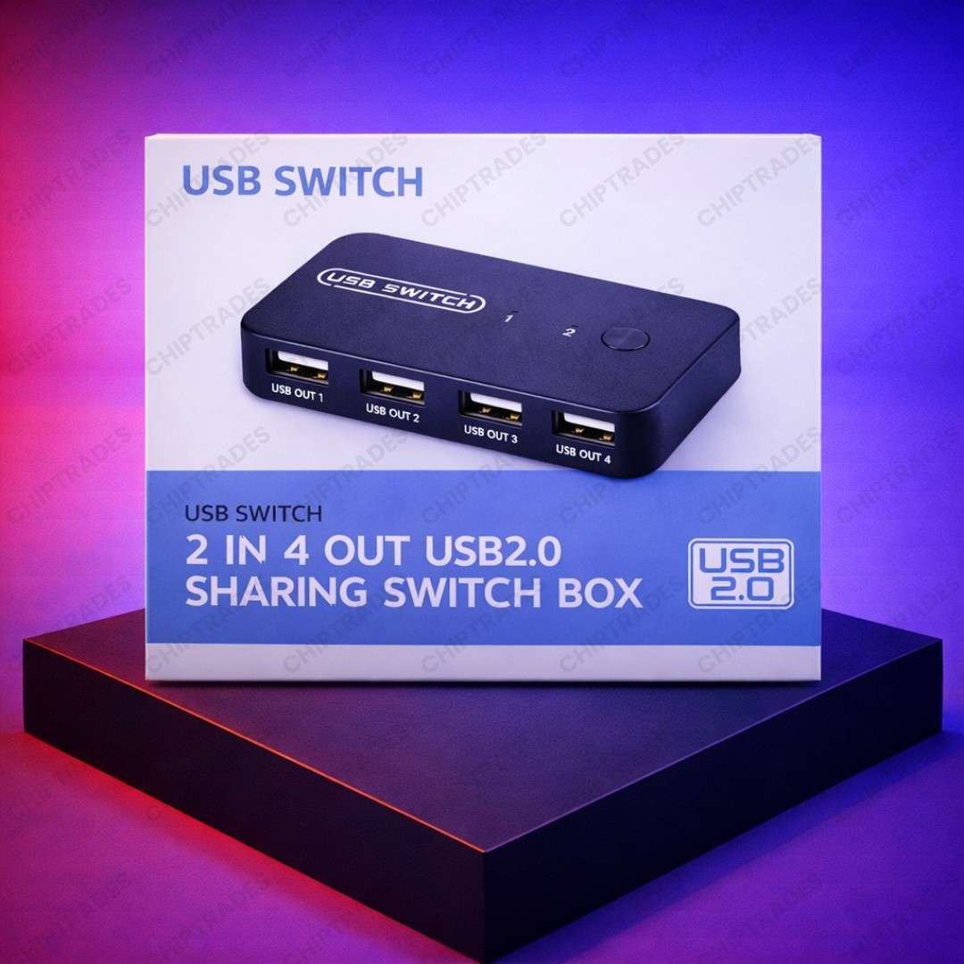 (NEW26) usb switch 2 in / 4 out