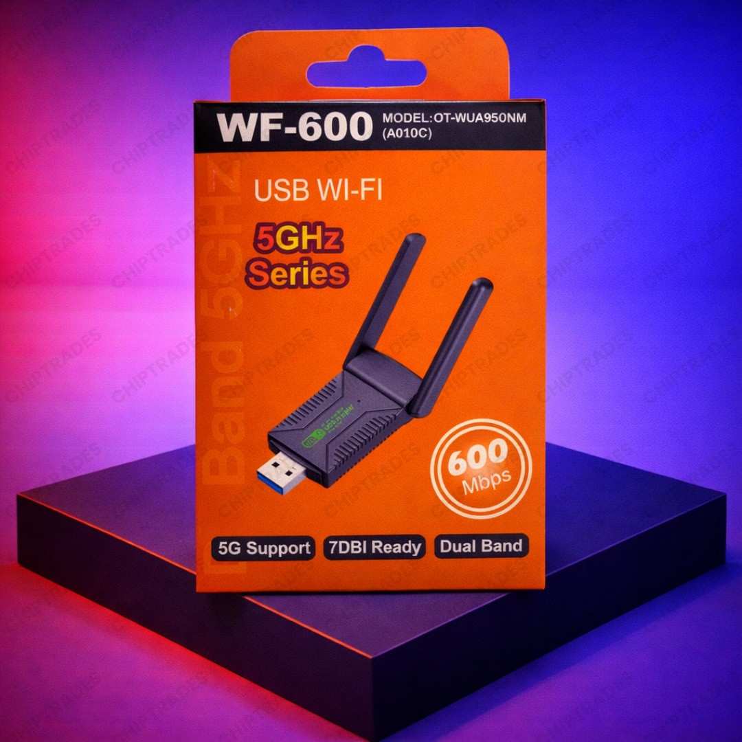 (NEW26) A010C 600 mbps dual band usb wifi (orange box)