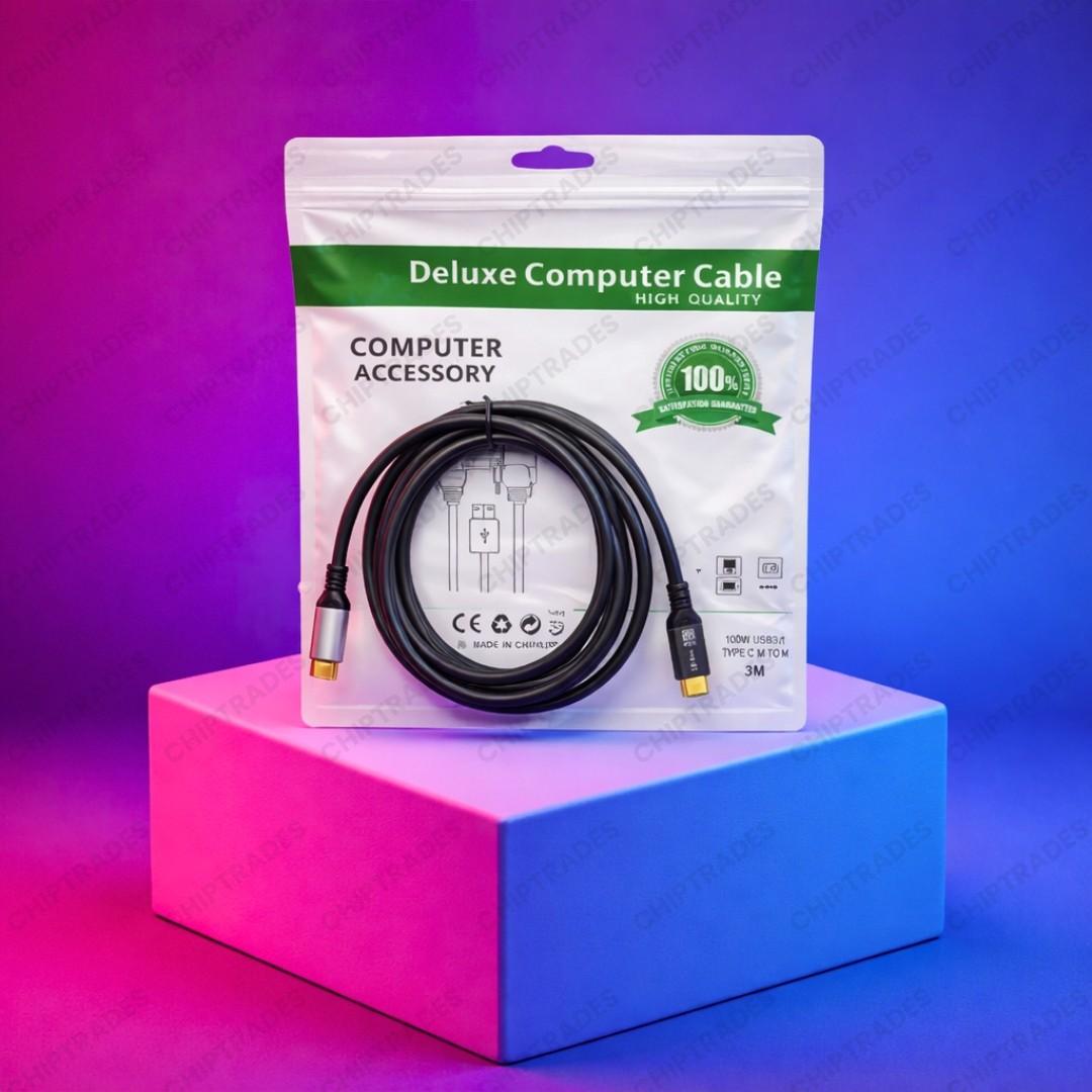 (NEW26) Type c male to male 3 meter ( for display)