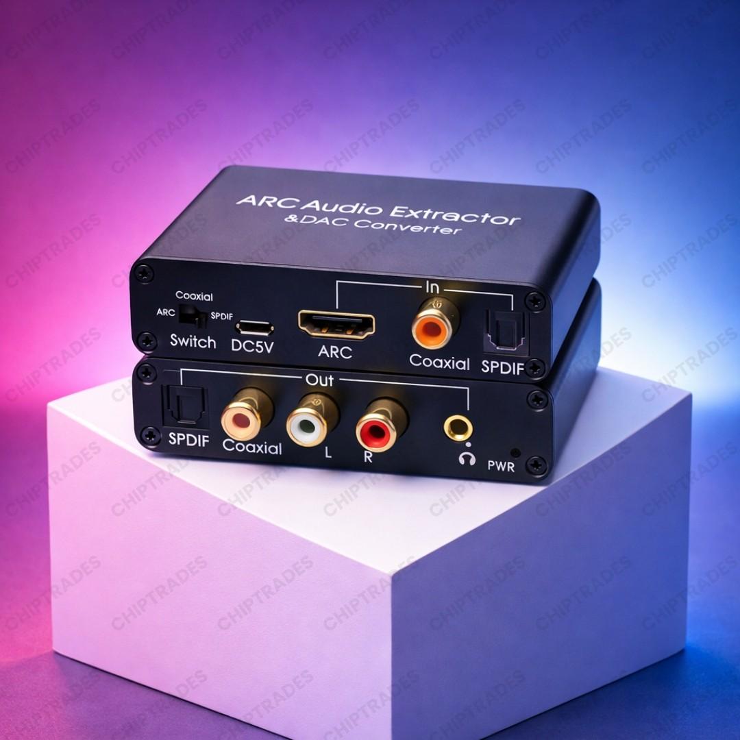 (NEW26) Arc Audio Extractor (Hdmi Audio Return Channel & DAC Audio) - F111