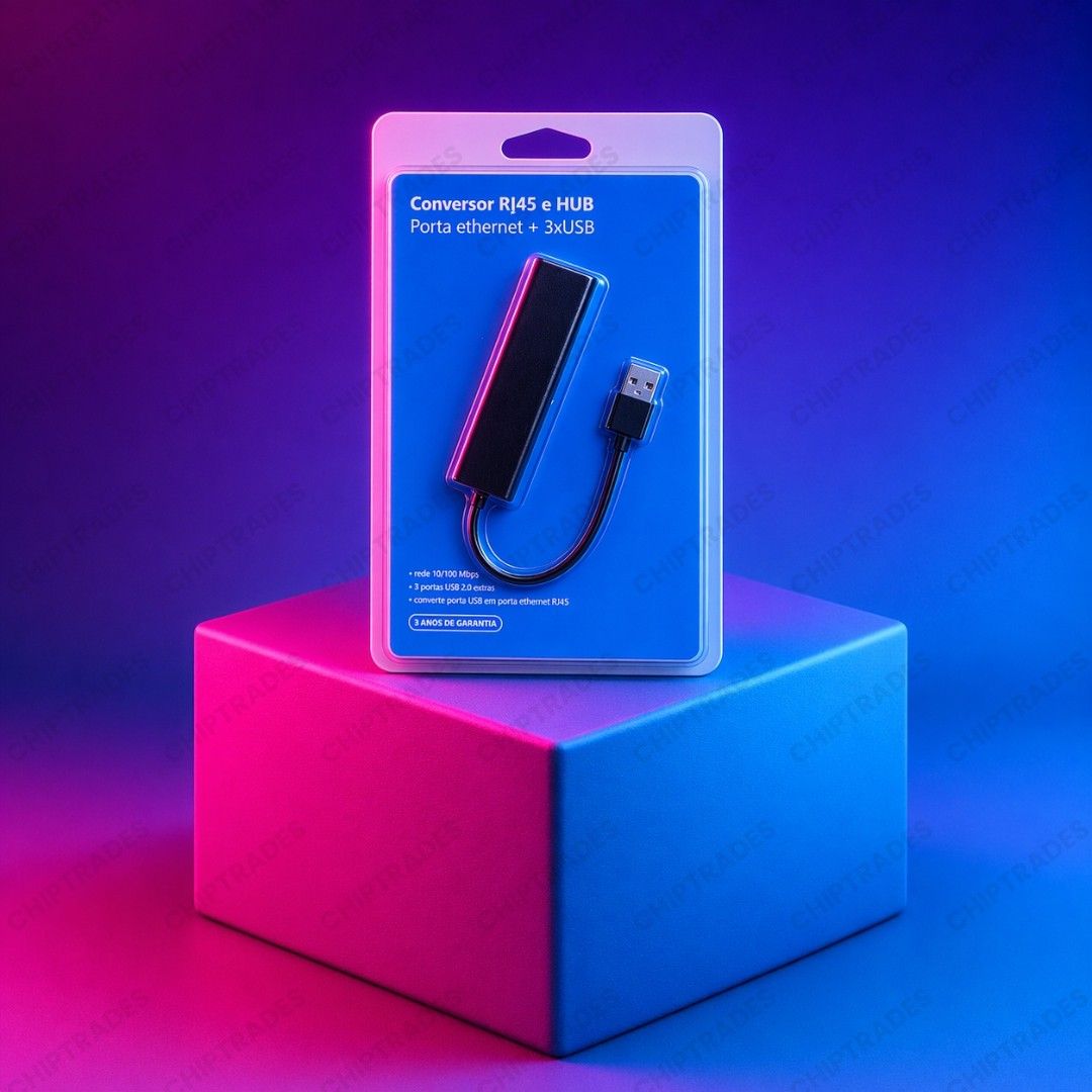 (NEW26) USB Hub 3 Port with Lan