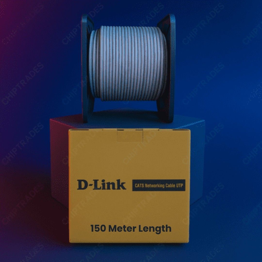 (T50) (0426) CCA - D-Link CAT6 Cable 150 meter Roll  (Import/Counterfeit)