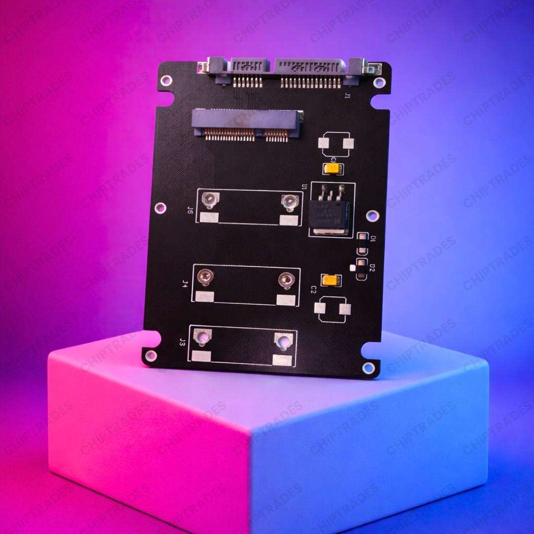 (NEW26) SSD M-Sata to 2.5 Sata Case