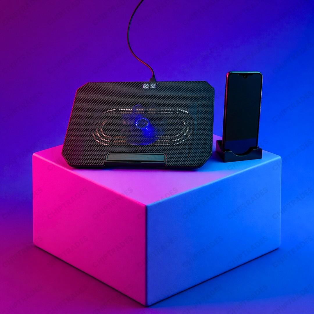 (NEW26) X1 - Laptop & Mobile Stand with 1 Cooling Fan Available