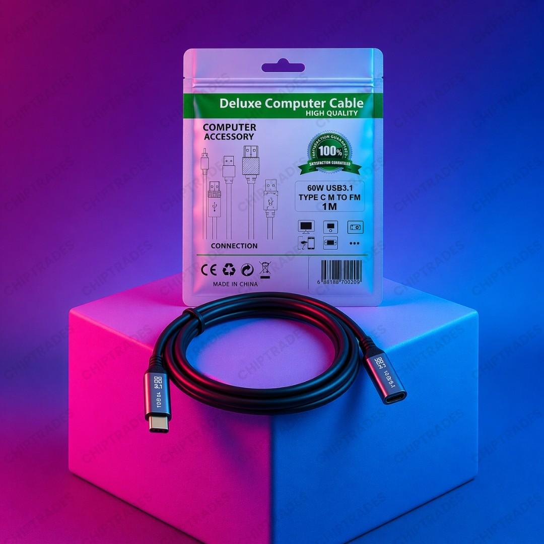 (NEW26) Type C Male Female 1 meter (for display)