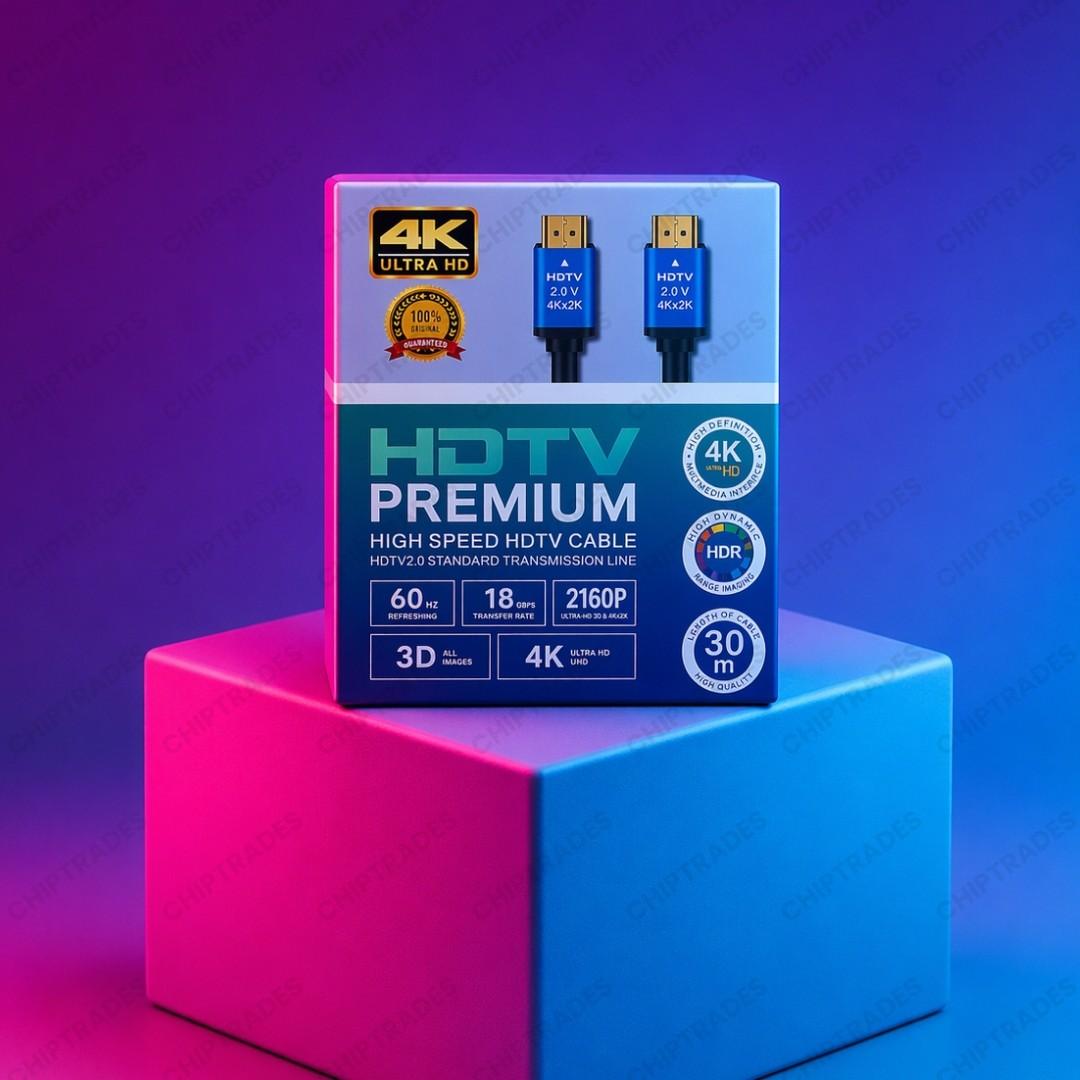 (NEW26) 4k HDMI Cable 30 meter Heavy (with IC)