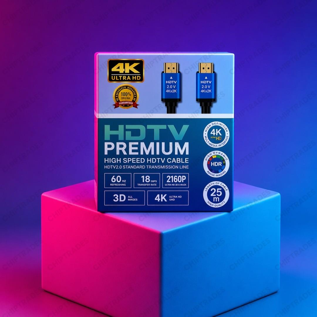 (NEW26) 4k HDMI Cable 25 meter Heavy (with IC)