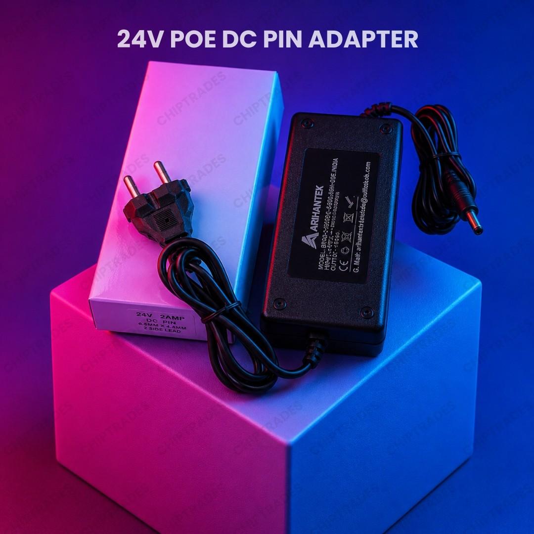 (0526) 24v poe dc pin adapter