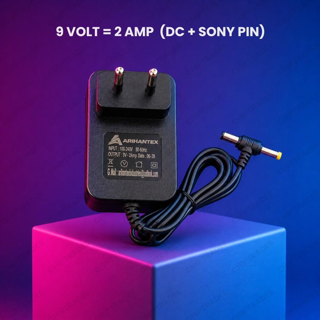 (0526) 9v 2 amp adapter