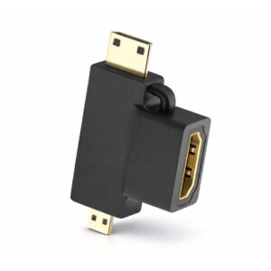 (0726) Mini Hdmi + Micro Hdmi to Hdmi Female