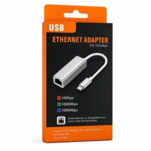 (0826) USB 3.0 TO LAN METAL BODY 1000MBPS (ORANGE BOX)