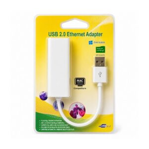 (0826) USB 2.0 Ethernet Adapter (Yellow)