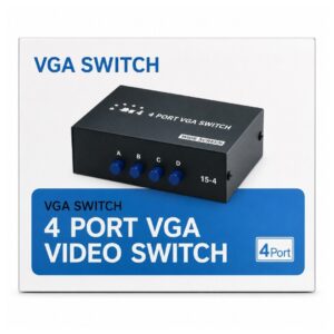 (724)4 Port VGA Video Switch