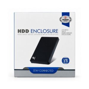 (0726) 2.0 BLACK 2.5" HDD Enclosure