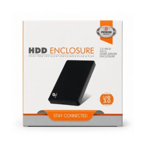 (0826) 3.0 Black HDD Enclosure