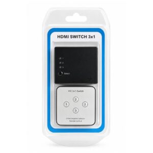 (0225) (heavy model) 3 port HDMI Switch With Remote