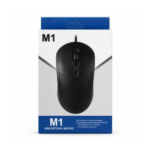 (0825) M-1 Blue box Wired Mouse