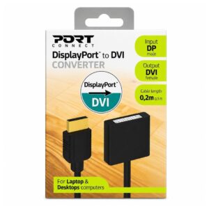 (524) Green Box DP to DVI (24+5) Converter port