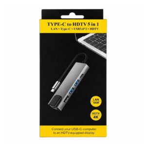(0426) 5 in 1 type C to HDMI