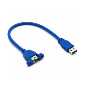 (624) 0.5 meter usb male female with ear 3.0