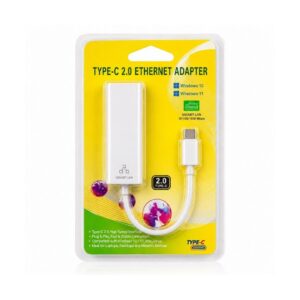 (0726) Type C to Ethernet ADAPTER ( Yellow )