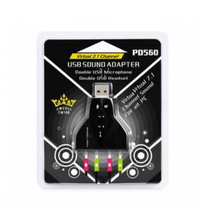 (0826) (Rocket type) 7.1 heavy usb sound adapter