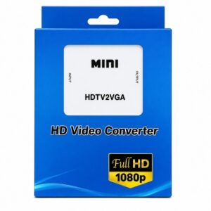 (0826) MINI VGA To (HDMI) HD Video Converter