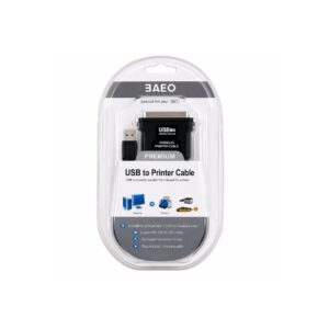 (524) USB Parallel Bafo (WHITE) / USB to Printer cable