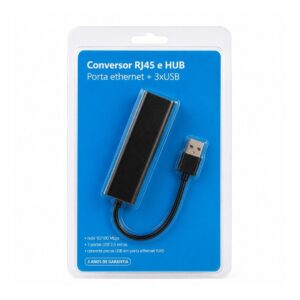 (0526) USB Hub 3 Port with Lan