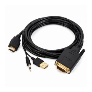 (0526) Hdmi to VGA with audio 1.8 meter