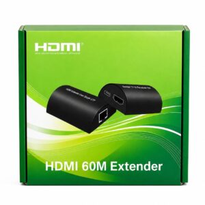 (0526) heavy quality 60 meter HDMI Extender (green Box)