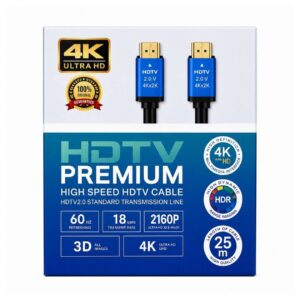 (0826) (NEW26) 4k HDMI Cable 25 meter Heavy (with IC)