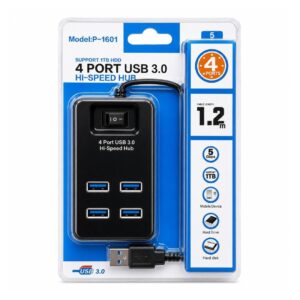 (0726) USB HUB 4port /1 switch