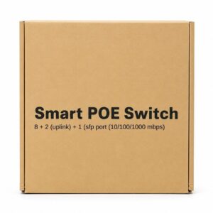 (0826) POE Switch Giga 8 + 2 (uplink) + 1 (sfp port (10/100/1000 mbps)