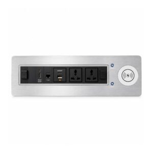 (NEW26) AO77M Pop up box motorized EK6300(2 socket+Usb+c + network+hdmi) black