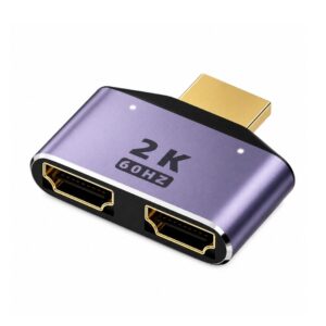 (0826) ZC-012 Hdmi Male to Hdmi Y Dongle